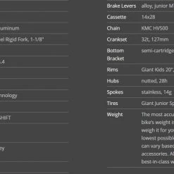 Giant We Ship! XtC Jr 20 Lite 2021 -Giant Sales Shop ZVR0r3F8DYFnfcDLqmPOUYkw